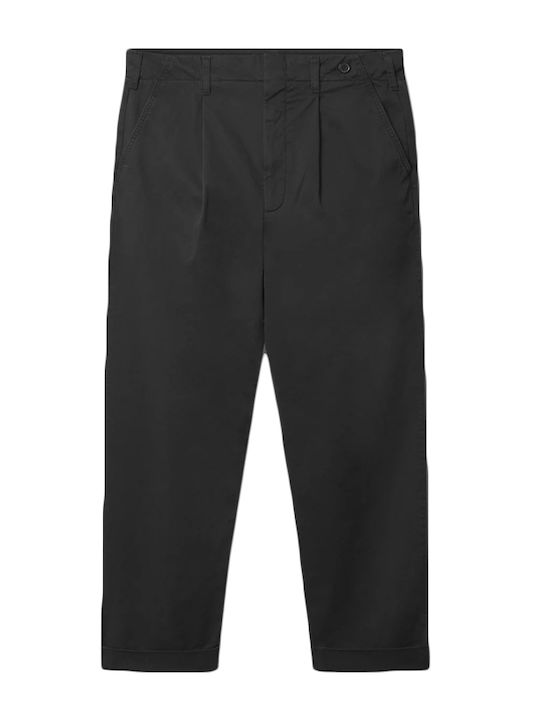 Pantaloni Elastic cu Croială Normală Black (Black)