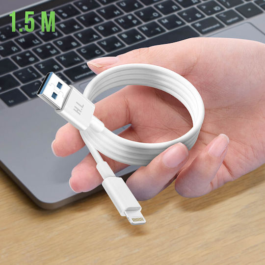 Avizar USB-A zu Lightning Kabel Weiß 1.5m (DATA-VRAK-15M-A2L)