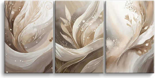 Naklejkomania Threefold Painting on Canvas 60x120cm