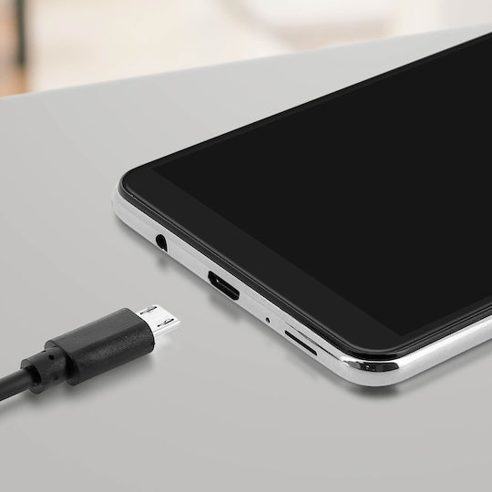 Avizar Редовна USB 2.0 до микро USB кабел Черен 1.2м 1бр