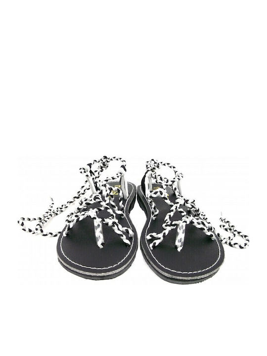NAXOS Γυναικεία Σανδάλια Black/Grey/White