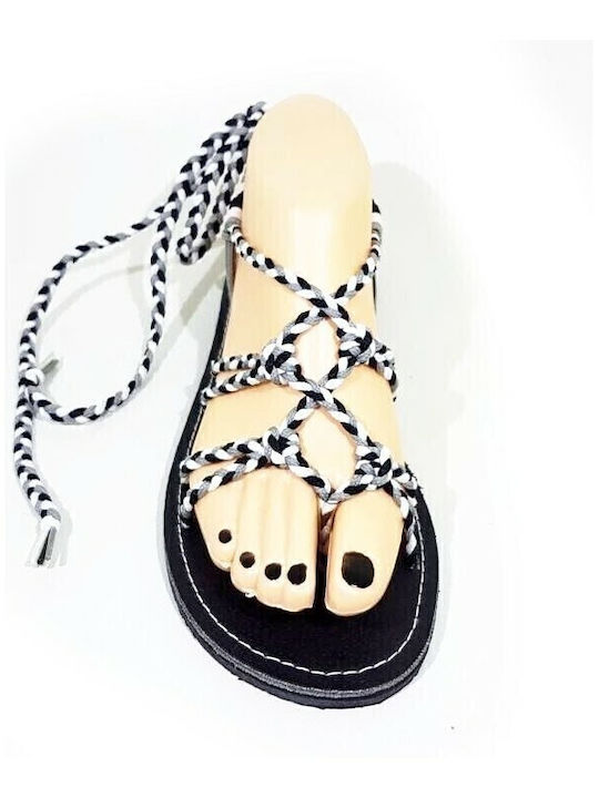 NAXOS Γυναικεία Σανδάλια Black/Grey/White