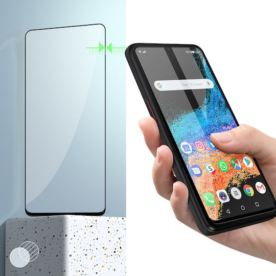 Avizar Gehärtetes Glas Schwarz (Galaxy XCover6 Pro)