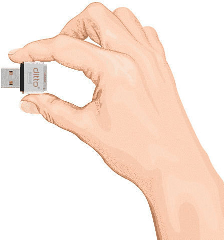 Earldom Card Reader USB 2.0 για microSD Λευκό