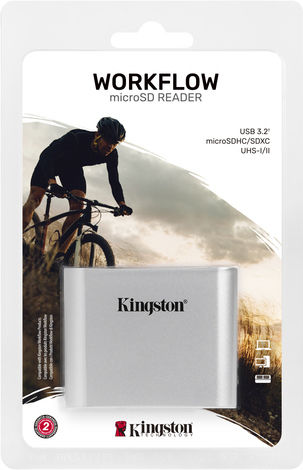 Kingston Workflow Кард рийдър USB 3.2 за микро SD