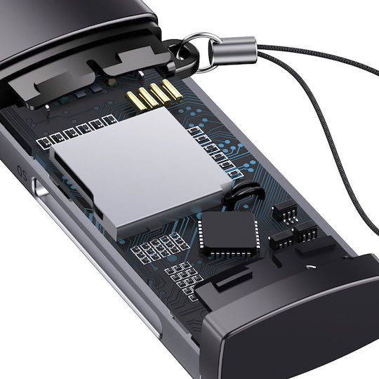 Baseus Lite Series Card Reader USB 3.0 για SD/microSD Γκρι