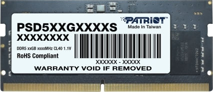 Patriot Signature 8GB DDR5 RAM cu Viteză 5600 pentru Laptop