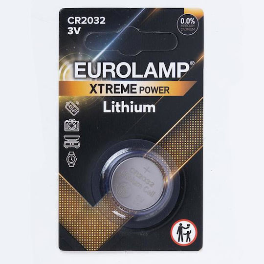Eurolamp Batterie Lithium für Uhren CR2032 3V 1Stück