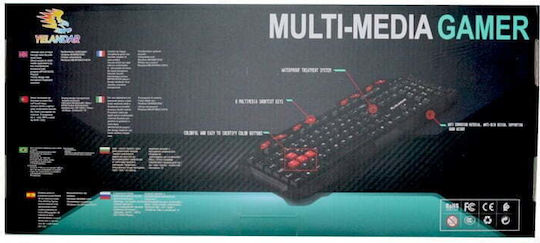 Yelandar Yelandar Κ760 Gaming Keyboard with RGB lighting (English US)