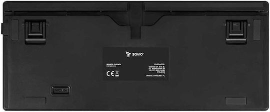 Savio Phenix Red Pudding Ασύρματο Gaming Μηχανικό Πληκτρολόγιο 75% με Gateron Red διακόπτες και RGB φωτισμό (Αγγλικό US)