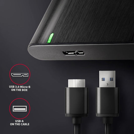 Axagon Θήκη για Σκληρό Δίσκο 2.5" SATA III με σύνδεση USB 3.1
