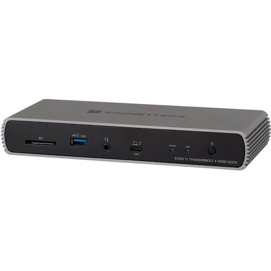 Sonnet Echo 11 Dock / Thunderbolt 4 Stație de andocare cu HDMI 4K PD Ethernet și conexiune 2 monitoare Negru