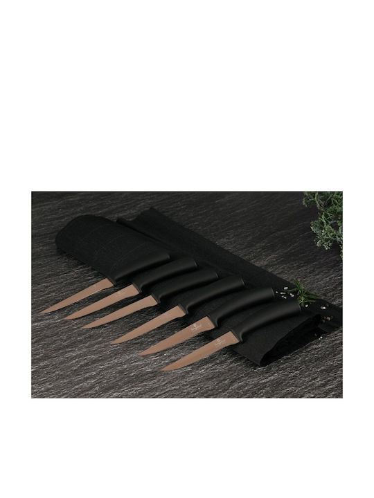 Berlinger Haus Rose Stainless Steel Steak Knives from Stainless Steel 11.5cm 6 Pieces