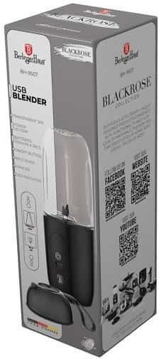 Berlinger Haus Μπλέντερ με Πλαστική Κανάτα 460 ml Μαύρο BH-9507