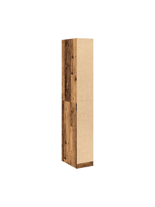vidaXL Гардеробна стойка Кафяв 30x50x200см