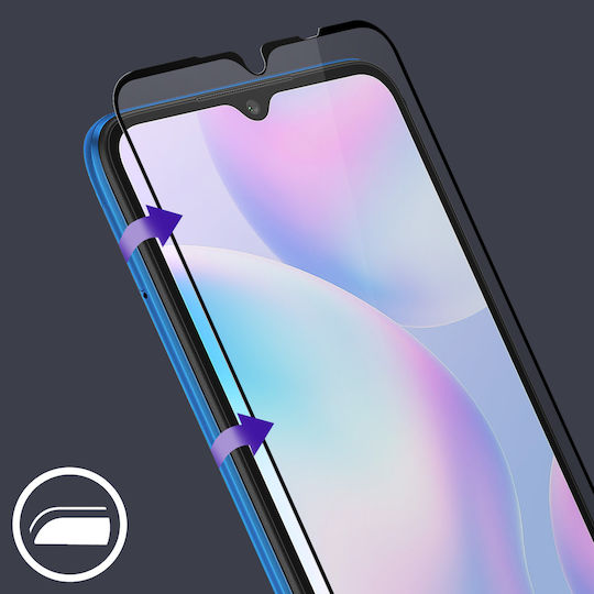 Akashi 2.5D Screen Protector Μαύρο (Redmi 9A / 9AT / 9C)