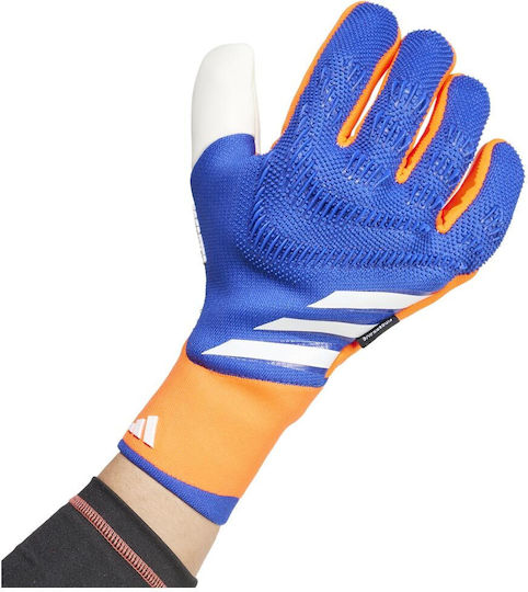 adidas Predator Pro Fingersave Adults Goalkeeper Gloves Blue