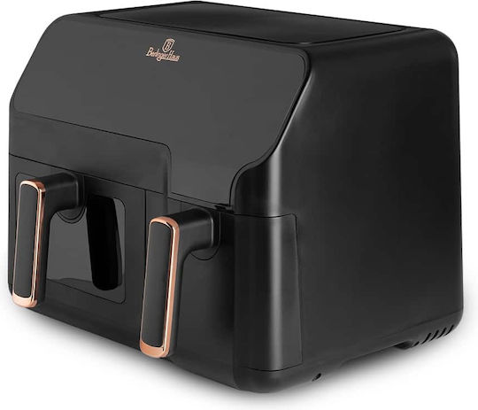 Berlinger Haus Air Fryer with Double Detachable Bucket 9lt Black BH-9467