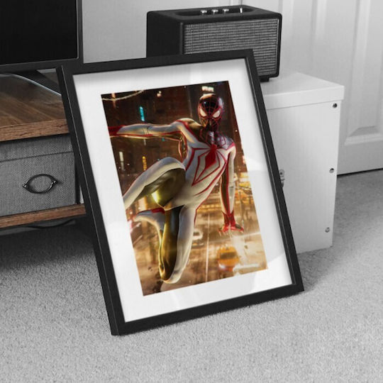 Walls Kids Wall Art Framed White Suit Spiderman 40x50cm
