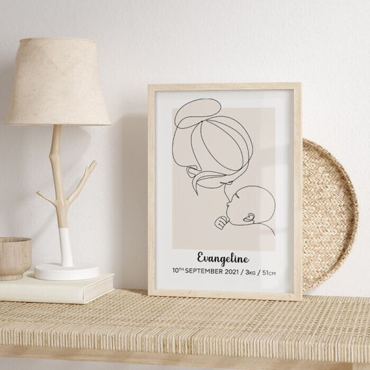 Walls Kids Wall Art Mom Baby Line 15x20cm