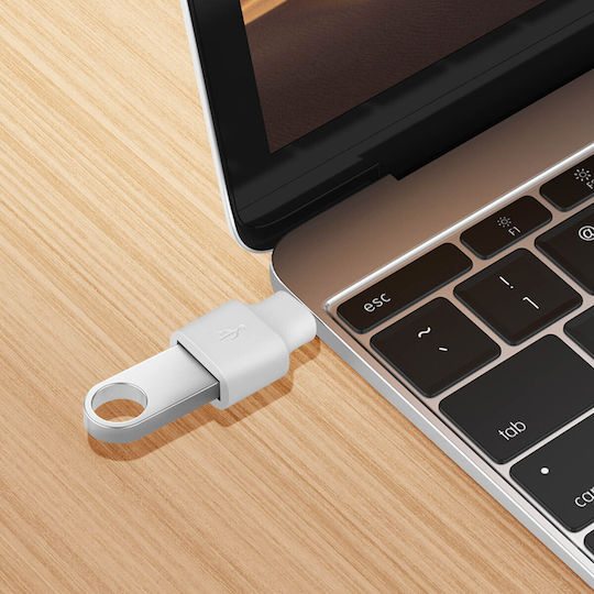 Google USB OTG Adapter Konverter USB-C weiblich zu USB-A weiblich Weiß 1Stück