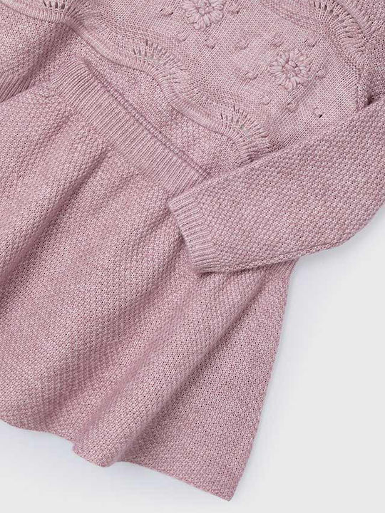 Mayoral Kids Set with Skirt Winter 2pcs Pink