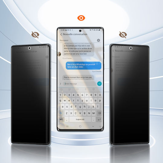 Imak Tempered Glass Μαύρο (Motorola Edge 50 Fusion)