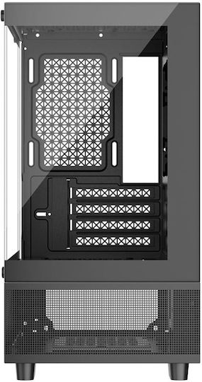 1STPLAYER Mi2-A Gaming Midi Tower Computer Case with Side Window Black