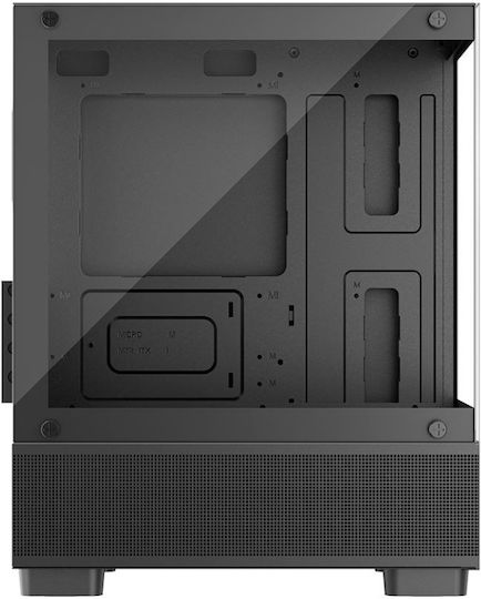 1STPLAYER Mi2-A Gaming Midi Tower Computer Case with Side Window Black