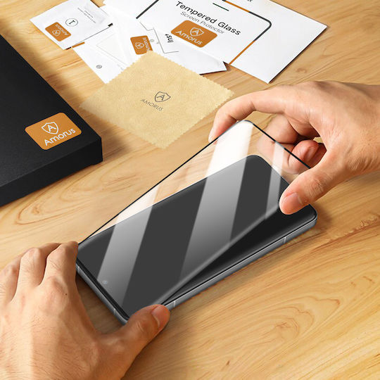 Amorus 3D Full Glue Tempered Glass Μαύρο (Xiaomi 14 Ultra)