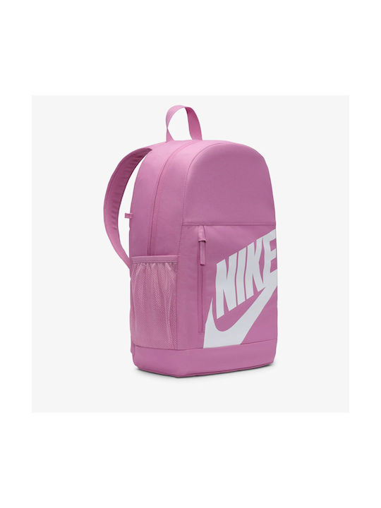 Nike Elemental School Bag Backpack Elementary, Elementary Pink with Water Bottle Holder 20Liters