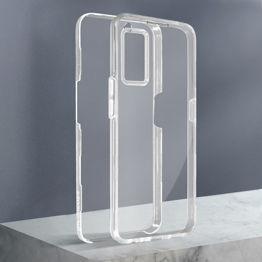 360° Case Oppo A76 A96 Realme 9i Front & Rigid Back – Transparent
