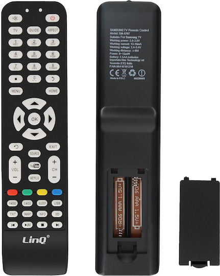 LinQ Universal Τηλεχειριστήριο SM-5707 για Τηλεοράσεις και Samsung 3662427939805
