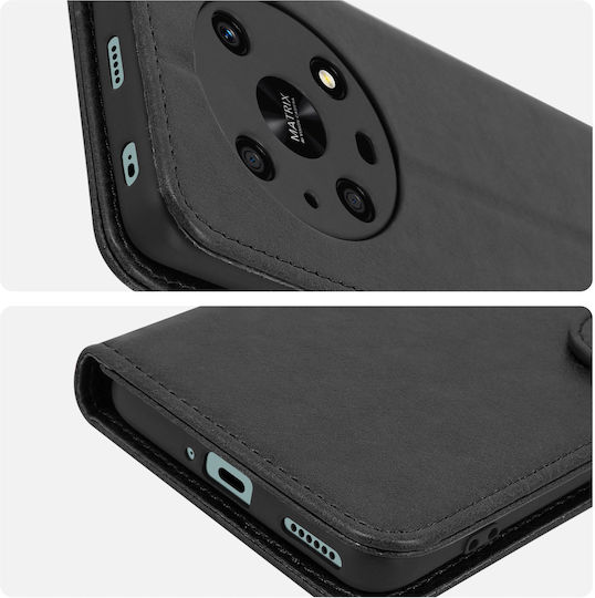 Folio Case Honor Magic 4 Pro Wallet Function Stand Black