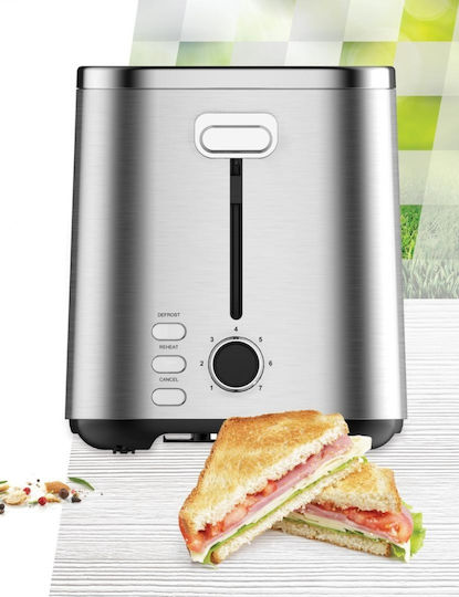 Heinner Φρυγανιέρα 2 Θέσεων 800W Inox