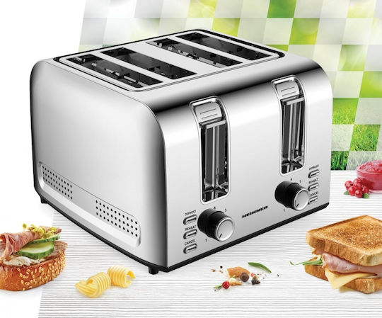 Heinner Toaster 2 Slots 1500W Inox