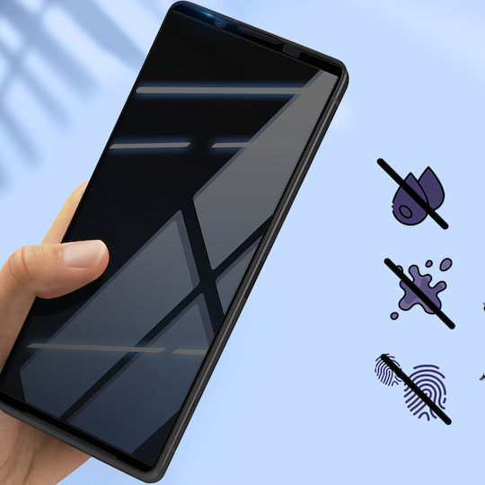 Avizar Tempered Glass Negru (Xperia 1 VI)