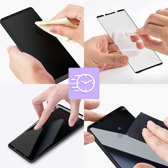 Avizar Tempered Glass Negru (Xperia 1 VI)