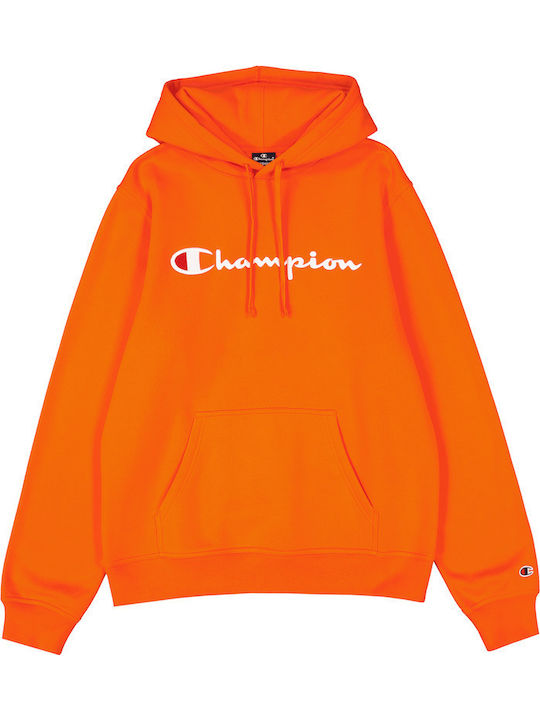 Φούτερ με Κουκούλα Orange