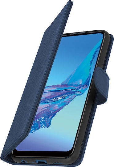 Rückseite Oppo A53 A53s Vollabdeckung mit Standfunktion Dunkelblau