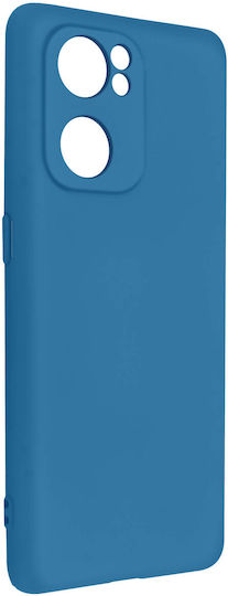 Hülle Oppo Find X5 Lite Silikon Halbfest Soft-Touch Oberfläche Blau