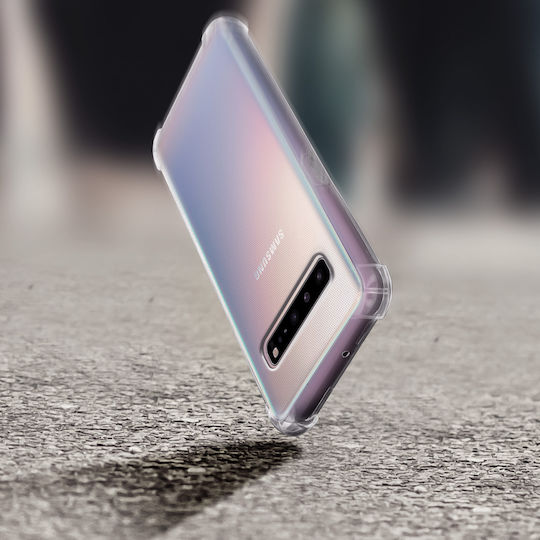 Back Cover Galaxy S10 5g Flexible Case Bumper Corners Transparent