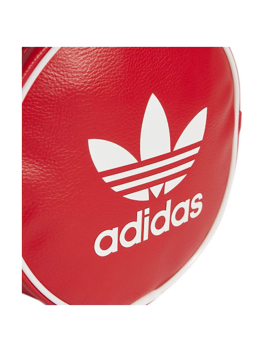 Adicolor Classic Round Γυναικεία Τσάντα Χιαστί Κόκκινη