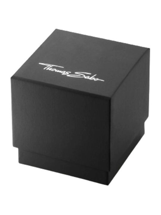 Thomas Sabo Divine Γυναικείο Ρολόι 33mm Μπαταρίας με Ασημί Μεταλλικό Μπρασελέ