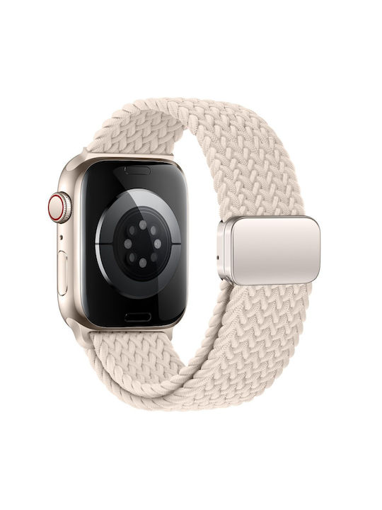 Tech-Protect Λουράκι Υφασμάτινο Natural Titanium (Apple Watch 40 / 41 / 42 MM)