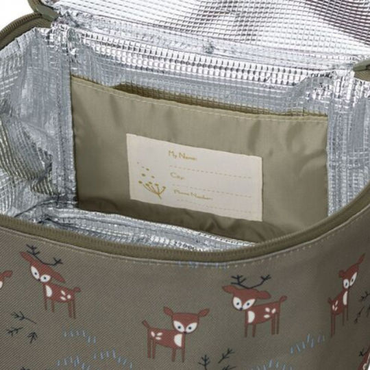 Τσαντακι Φαγητου Deer Olive 15*23*18εκ Fresk