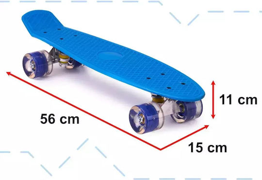 Loco Komplett Penny Board Blau