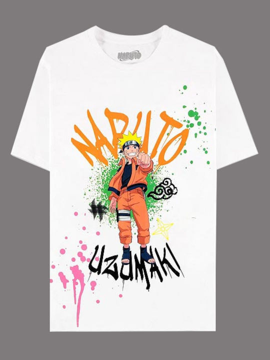 Difuzed Shippuden T-shirt Naruto Weiß