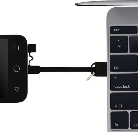 Moxie USB-A to Lightning Cable Μαύρο 0.1m