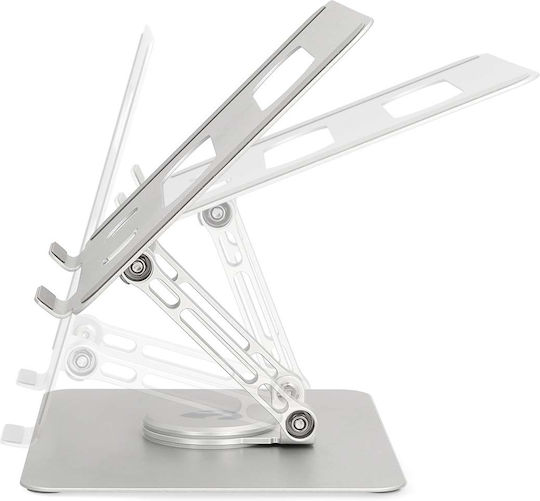 Nedis Laptop Stand for Up to 17 Inches Silver NBSTND110SI
